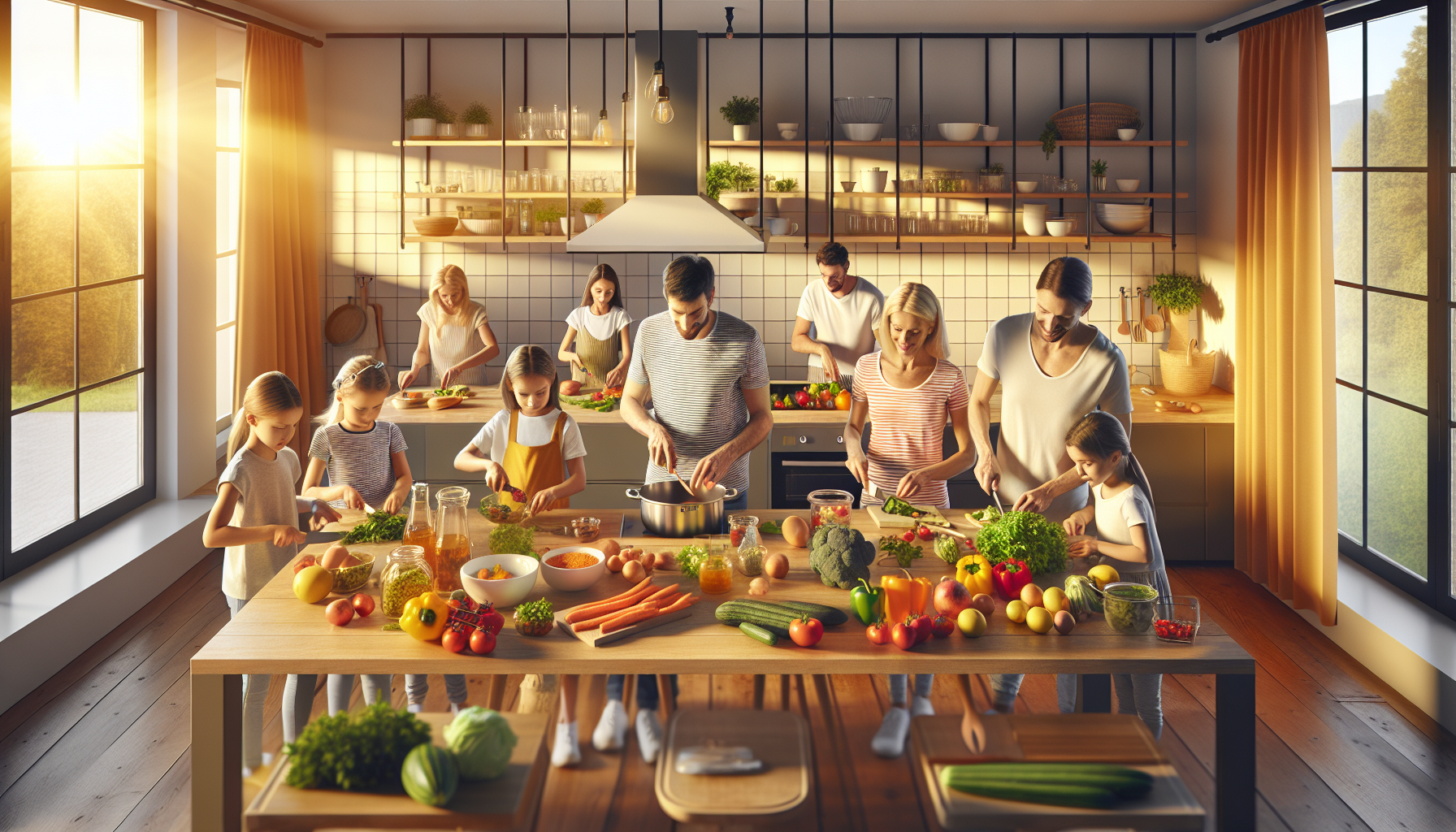 Priprava zdravih obrokov v domači kuhinji